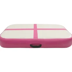 Täytettävä voimistelumatto pumpulla 60x100x10 cm PVC pinkki