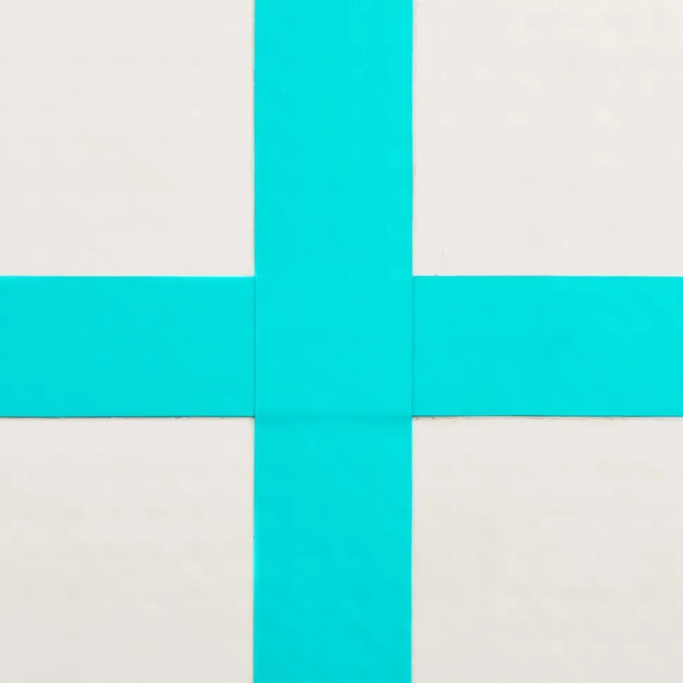 Täytettävä voimistelumatto pumpulla 700x100x20 cm PVC vihreä