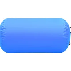 Täytettävä voimistelurulla pumpulla 120x90 cm PVC sininen