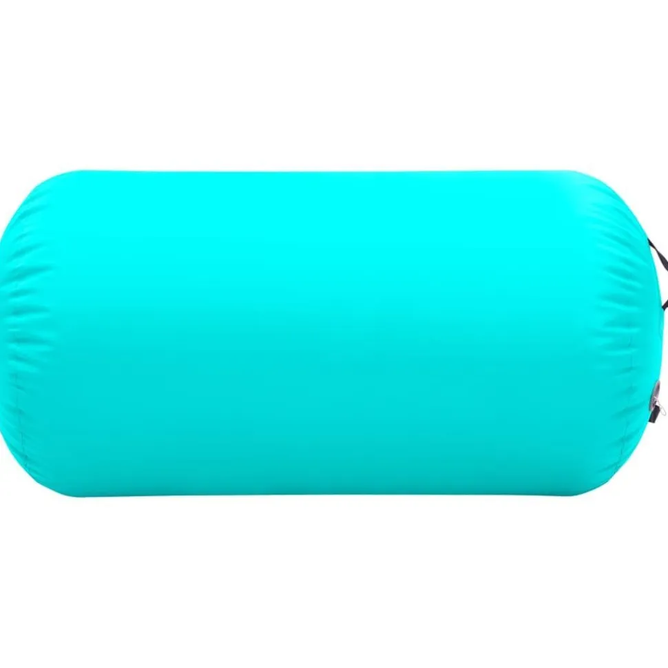 Täytettävä voimistelurulla pumpulla 120x90 cm PVC vihreä