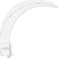Uima-altaan suihkulähde RGB LED-valoilla akryyli 50 cm
