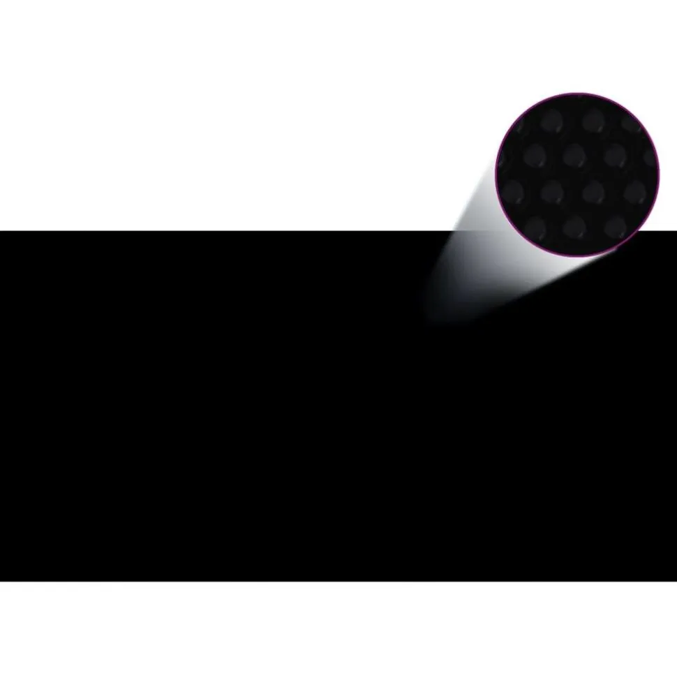 Uima-altaan suoja musta 400x200 cm pe