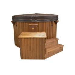 Ulkoporeallas SpaDealers TopSpa XS Wifi, 6 hlöä, eristetty, black marble
