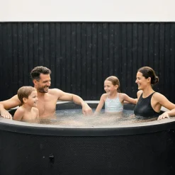 Ulkoporeallas Wave Spa Tahoe, 4 hlöä, 70 suutinta, WiFi, pyöreä, koottava, musta