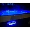 Ulkoporeallas Wellis Jupiter Ice White, 6 hlöä, 46 suutinta, harmaa/valkoinen