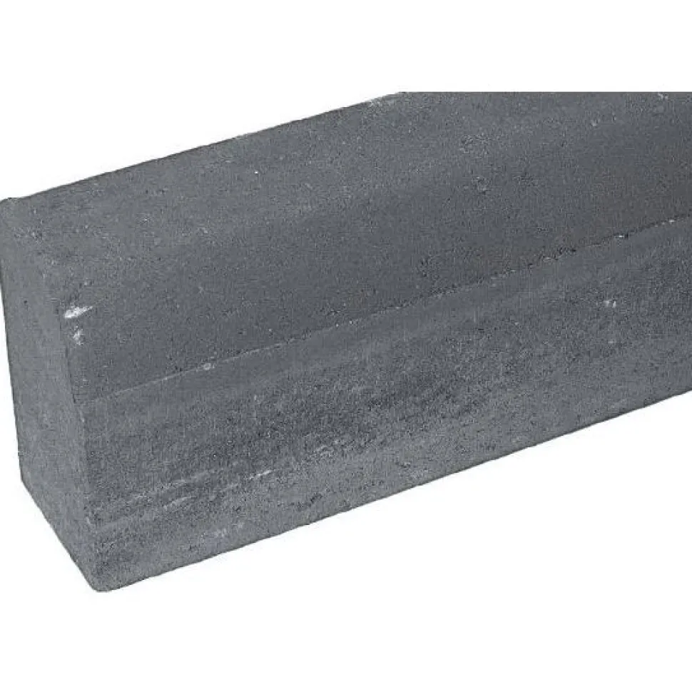 Upotettava reunakivi Rudus H1 suora 1000x170x300 mm sileä harmaa
