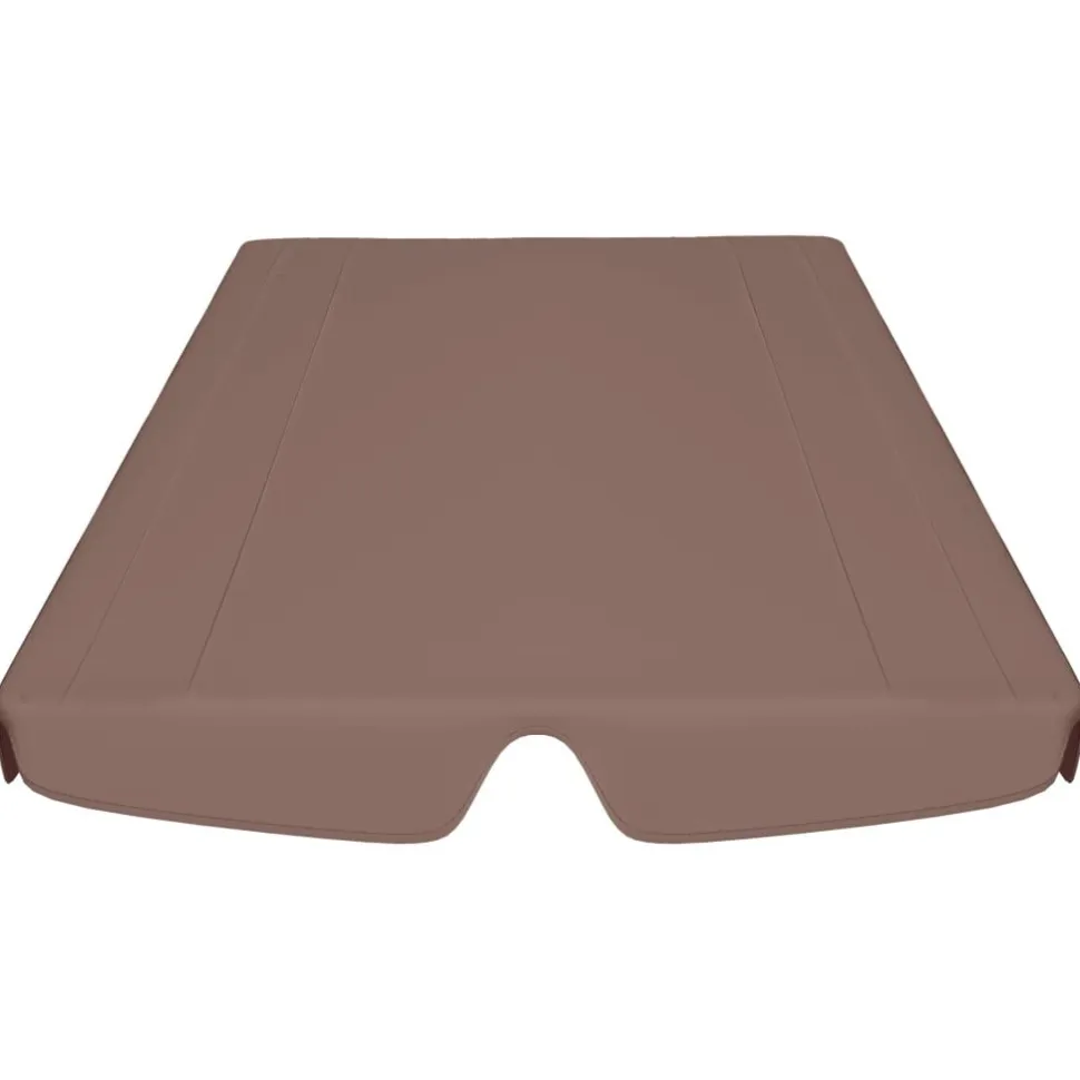 Vaihtokatos puutarhakeinuun ruskea 192x147 cm 270 g/m²