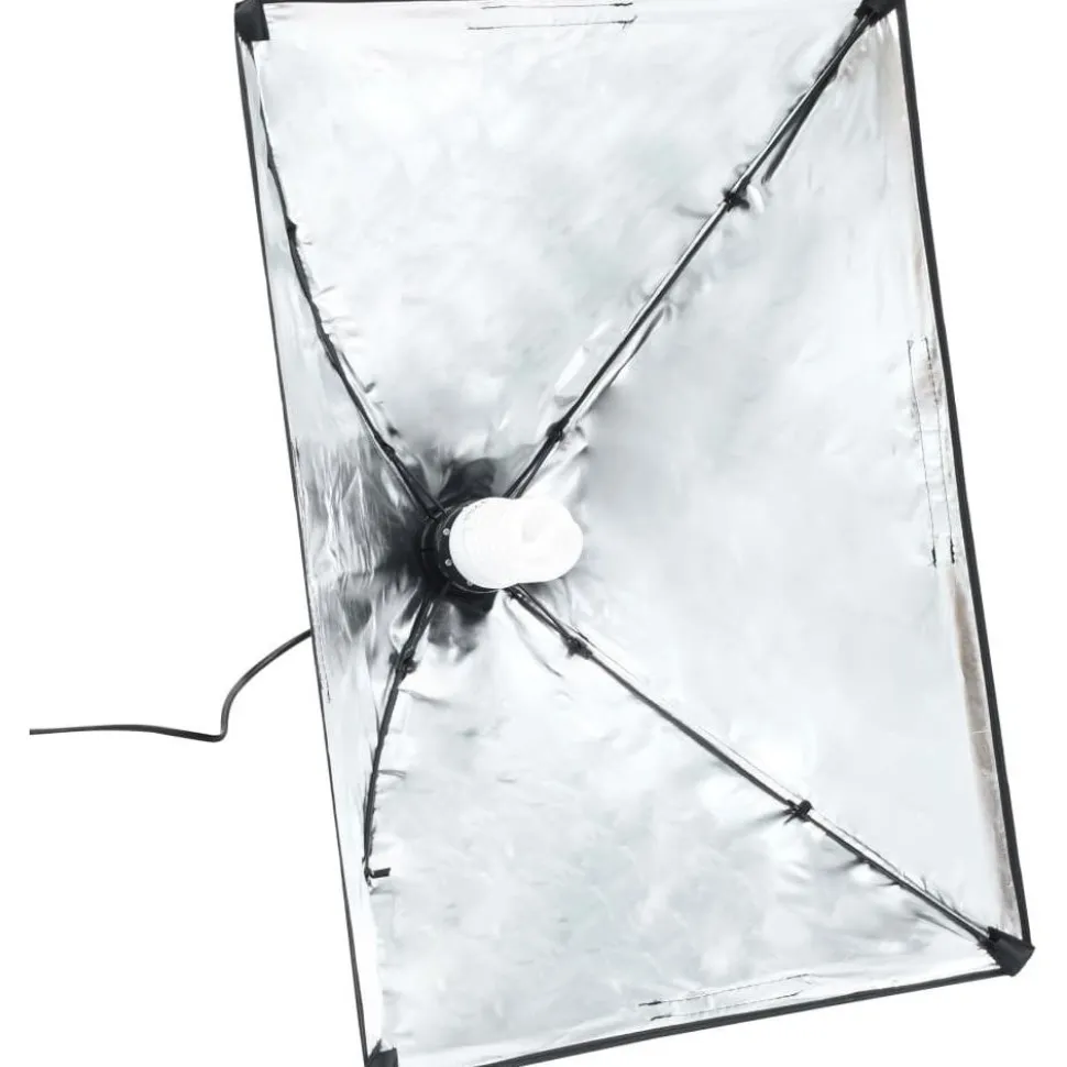 Valokuvastudiosarja softbox-valot ja taustakankaat