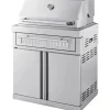 Vapaasti seisova hiiligrilli Myoutdoorkitchen Classic Line Stainless, ruostumaton teräs