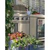 Vapaasti seisova kaasugrilli Myoutdoorkitchen Classic Line Stainless, 6 poltinta ja infrapunalämpö, rst