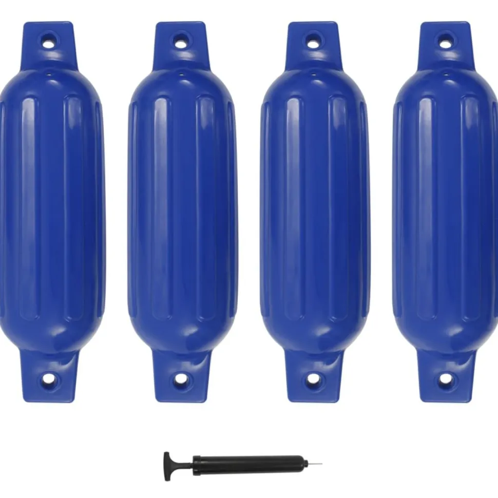 Veneen lepuuttaja, 4 kpl, sininen, 41x11,5 cm, PVC