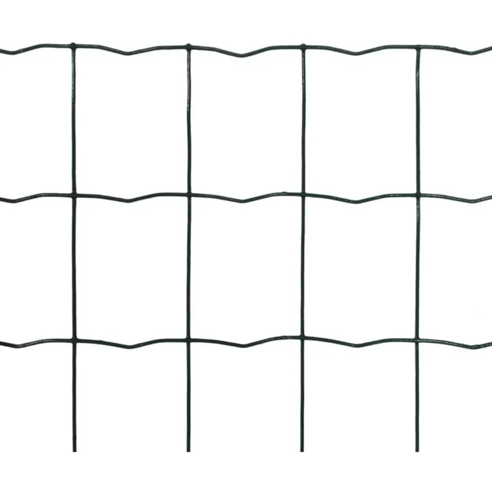 Verkkoaita teräs silmäkoko 76x63mm 10x0.8m vihreä