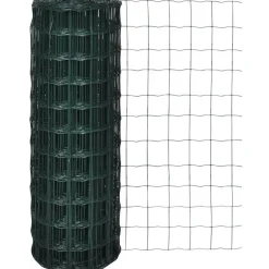 Verkkoaita teräs silmäkoko 76x63mm 10x1.0m vihreä
