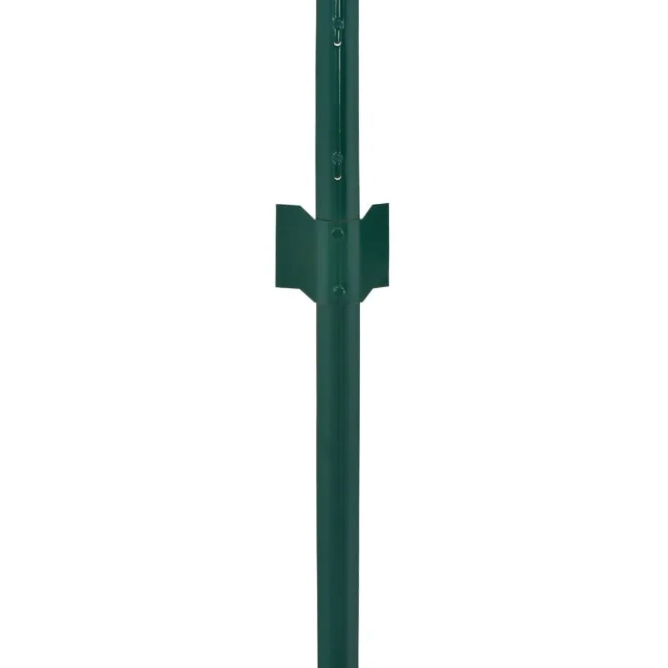 Verkkoaita tolpilla teräs 25x1m silmäkoko 13mm vihreä
