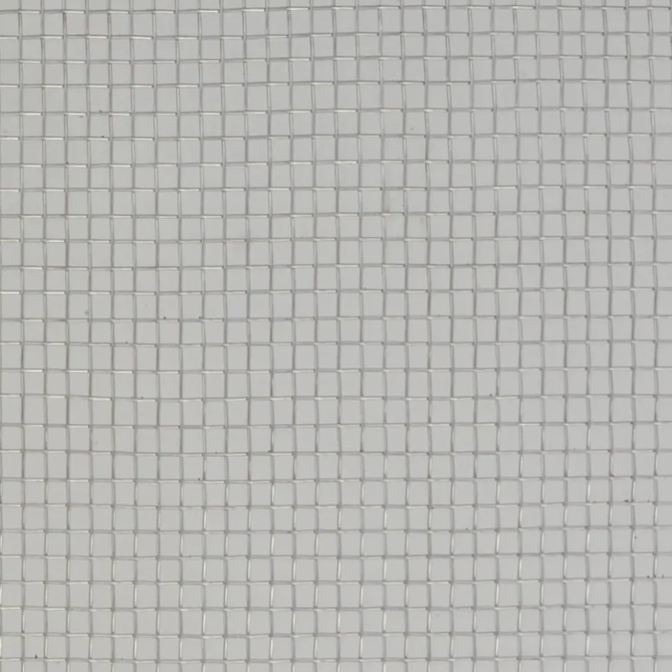 Verkkosuoja ruostumaton teräs 100x500cm hopea