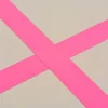 Voimistelumatto, täytettävä, pumpulla, 400x100x10cm, PVC, pinkki
