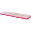 Voimistelumatto, täytettävä, pumpulla, 600x100x10cm, PVC, pinkki