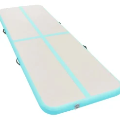 Voimistelumatto, täytettävä, pumpulla, 700x100x10cm, PVC, vihreä
