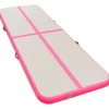 Voimistelumatto, täytettävä, pumpulla, 800x100x10cm, PVC, pinkki