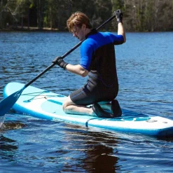 2x SUP-lautasetti Deep Sea Kayak Pro ilmatäytteinen 300 cm 15 PSI sininen